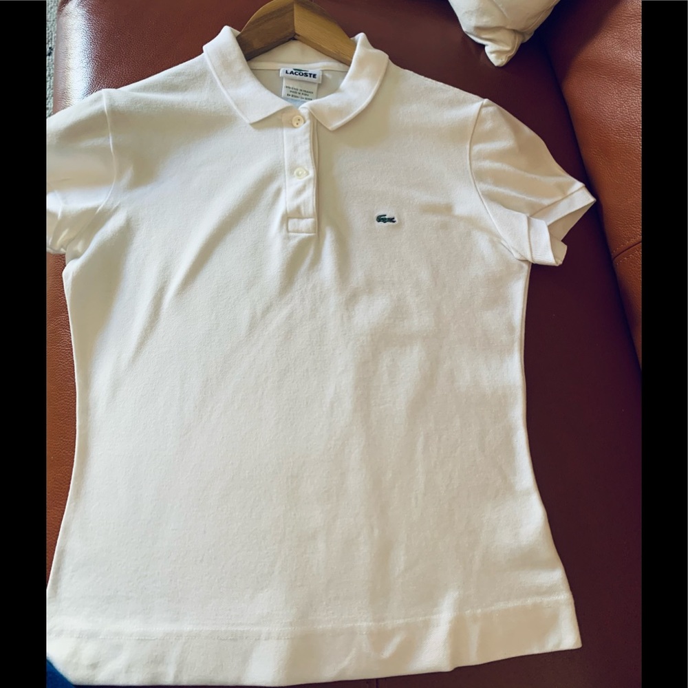 Lacoste women’s polo shirt size 6